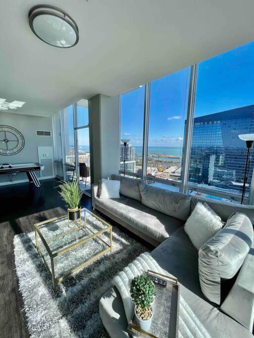 Penthouse In South Loop Chicago Lägenhet Exteriör bild